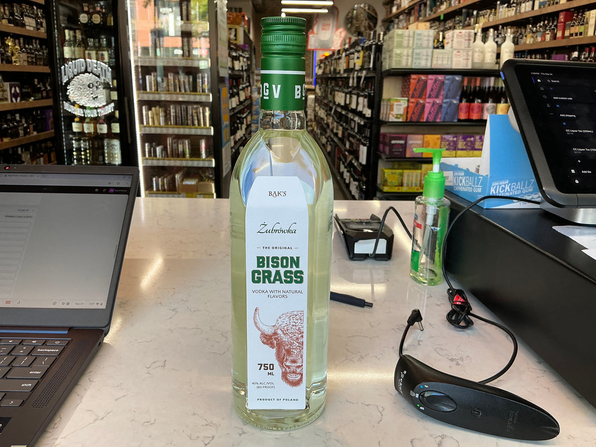 Bak's Zubrowka Bison Grass Vodka 750mL