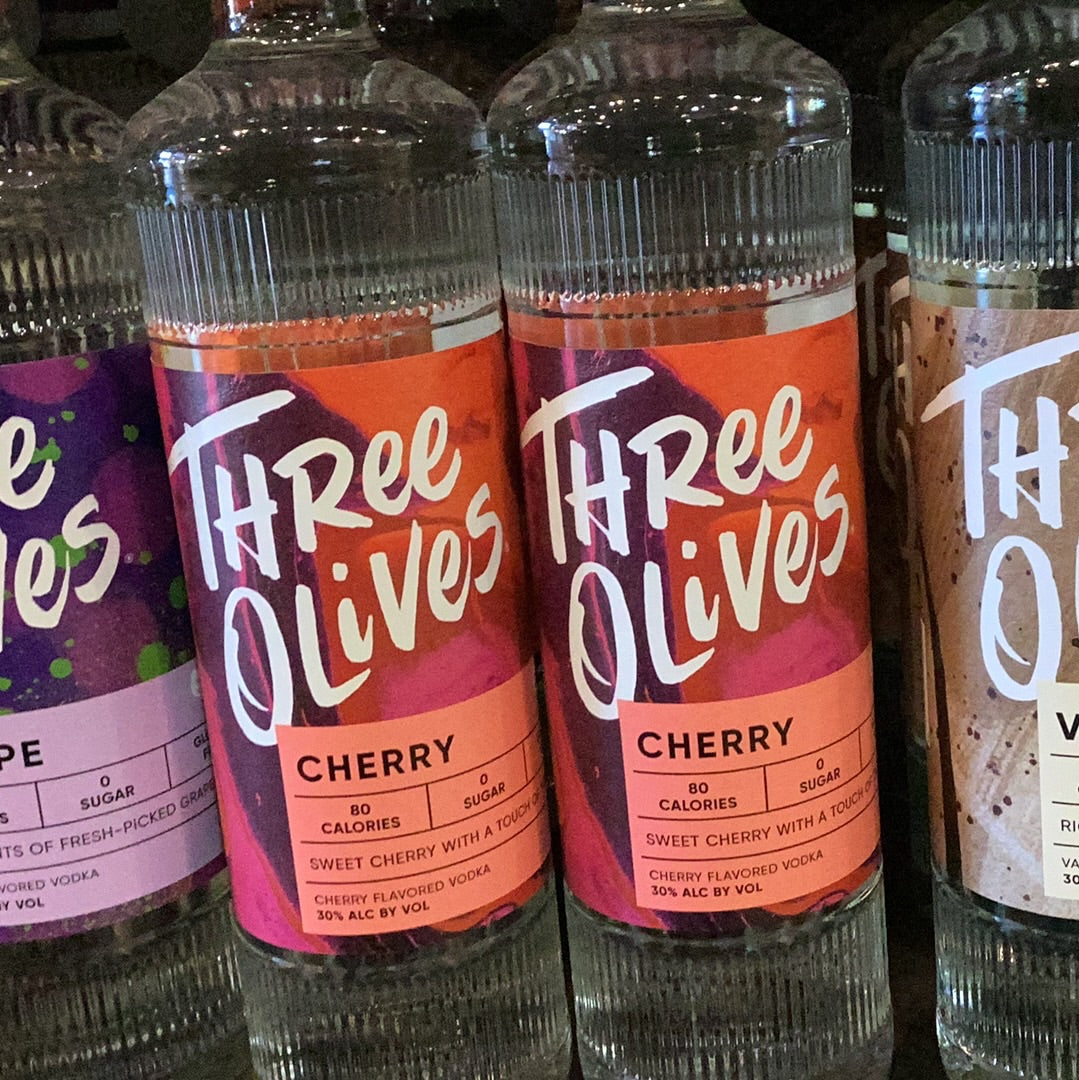 Three Olives Cherry Vodka 750mL