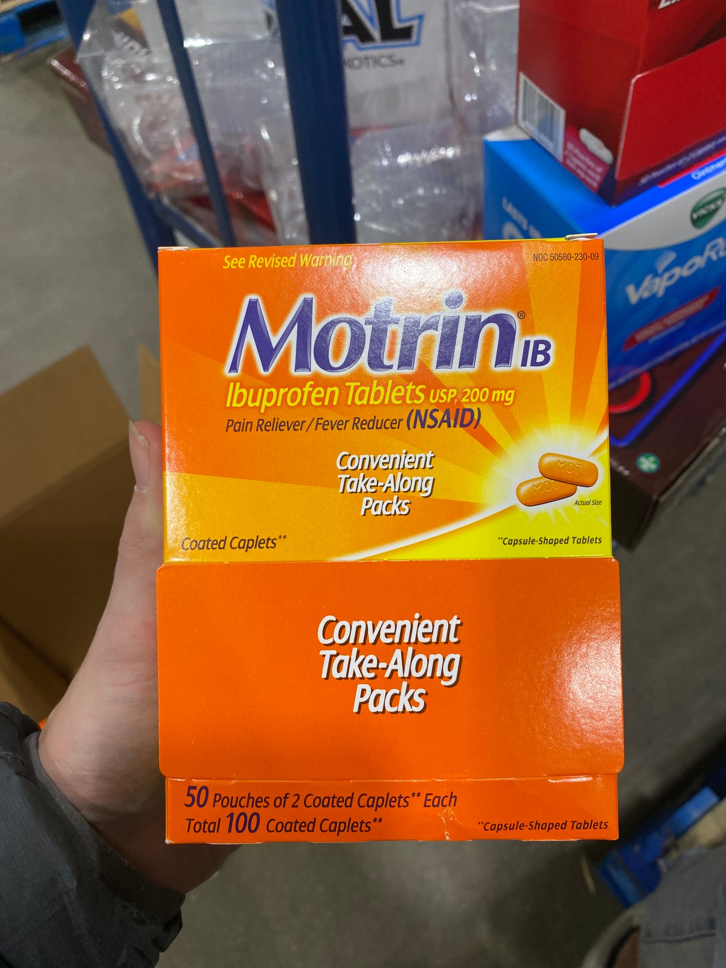 Motrin 200mg Tablets (2 caplets)