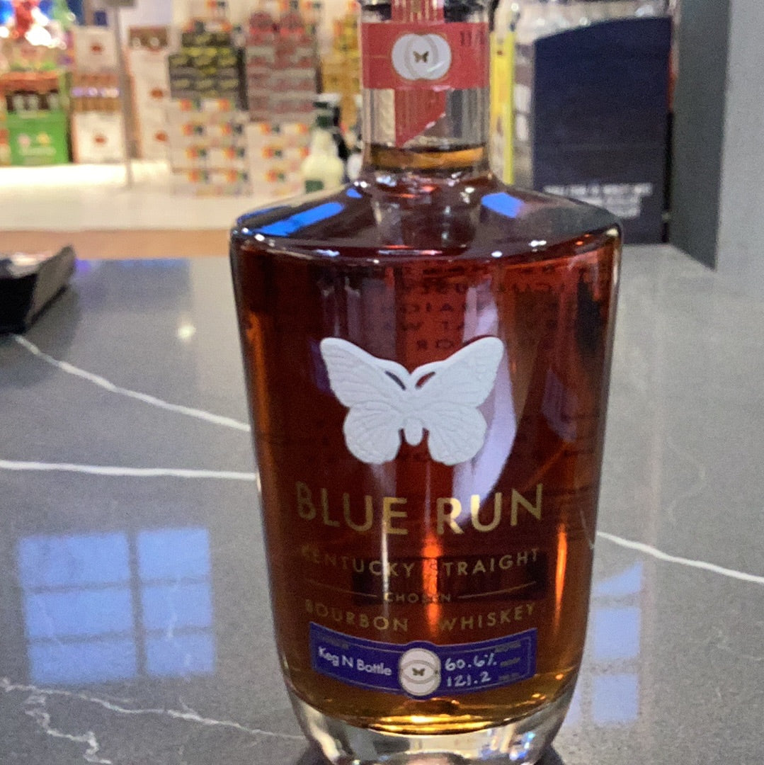 Blue Run Chosen Keg N Bottle Single Barrel Bourbon Kentucky Straight (750 ML)