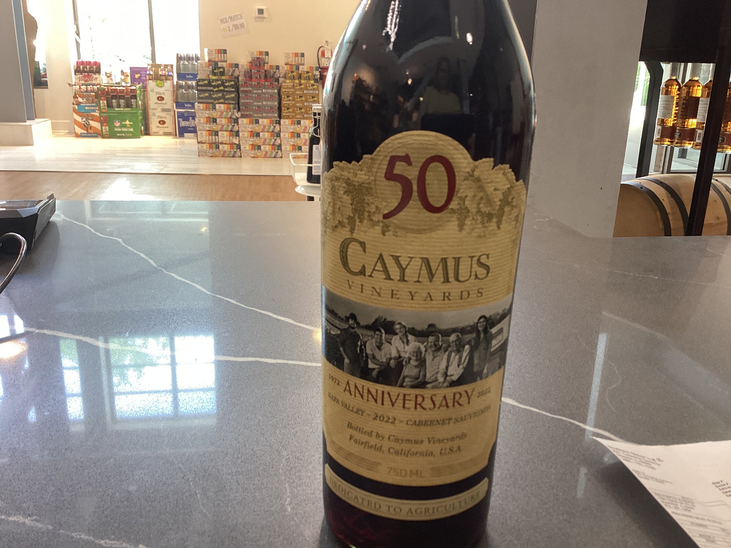 Caymus Cabernet Sauvignon 50th Anniversary 2022 750mL
