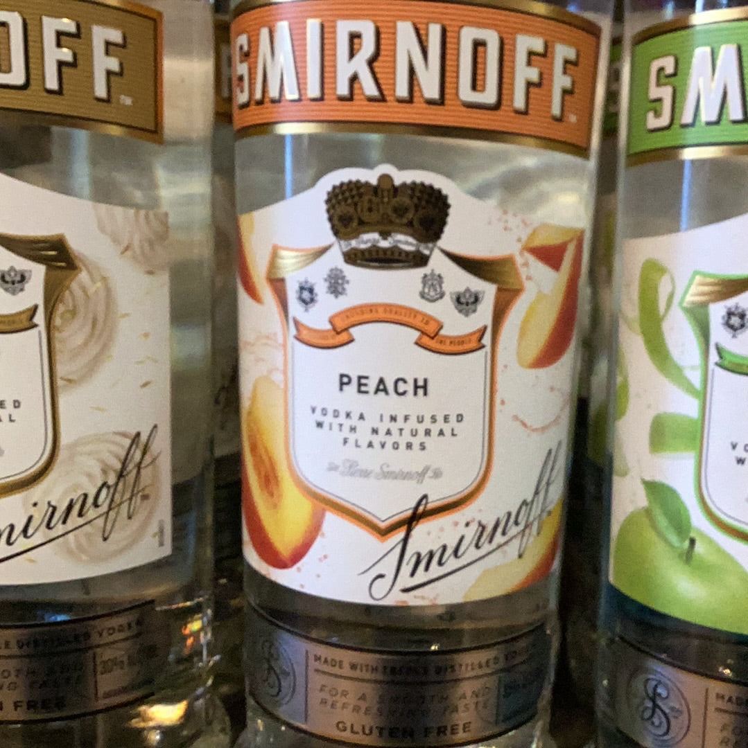 Smirnoff Peach Vodka 750mL
