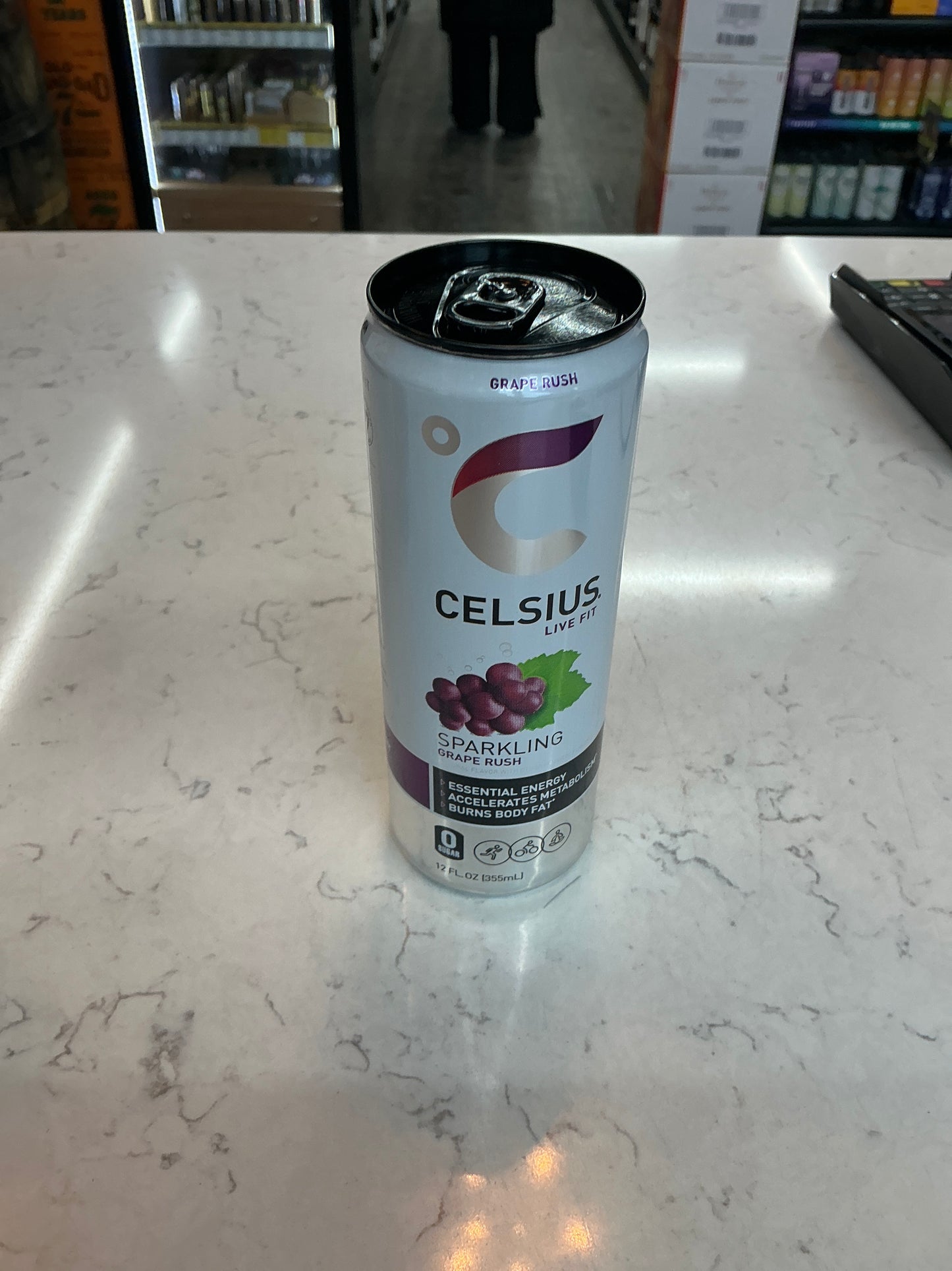 Celsius Sparkling Grape Energy Drink (12oz)