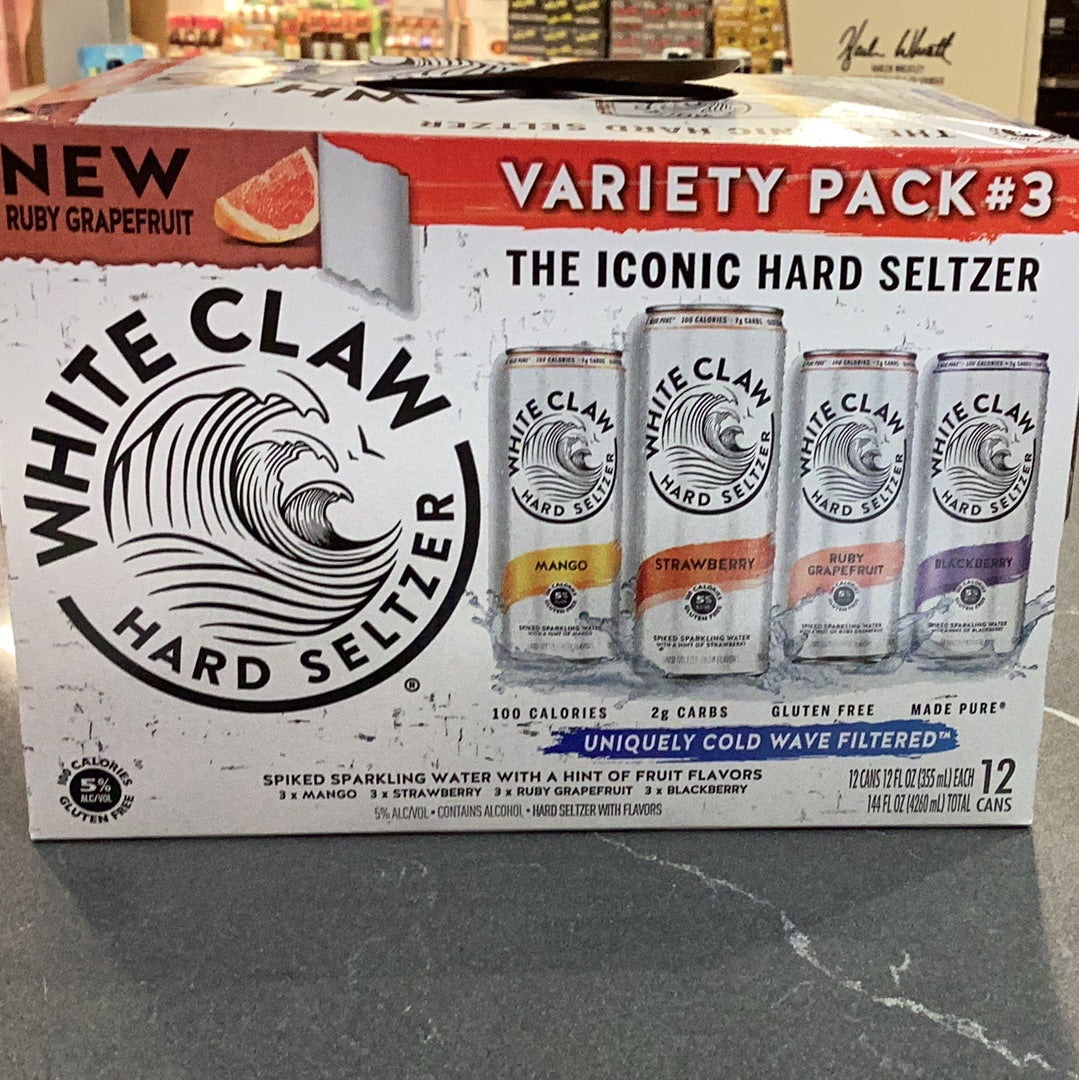 White Claw #3 Variety Pack (12pk)