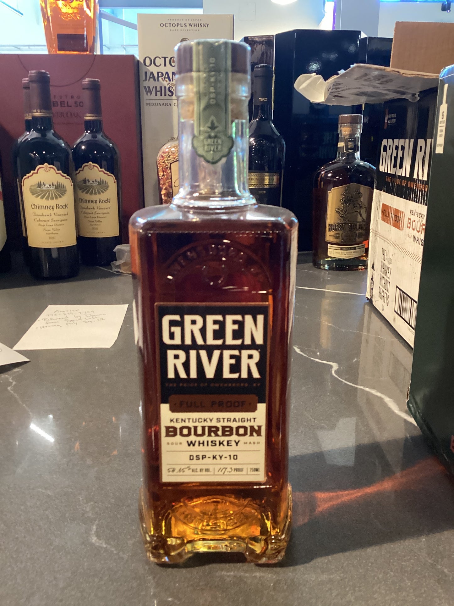 Green River Full Proof Kentucky Straight Bourbon Whiskey (750ml)