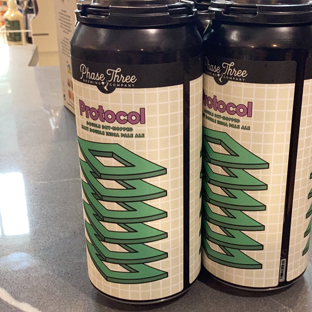 Phase Three Protocol Double Hazy IPA (4pk)