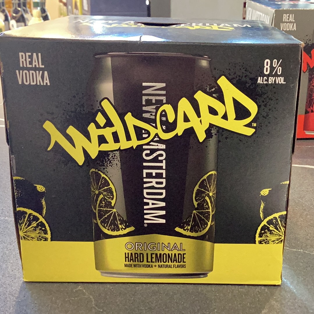 New Amsterdam Wild Card Hard Lemonade Vodka (4pk)