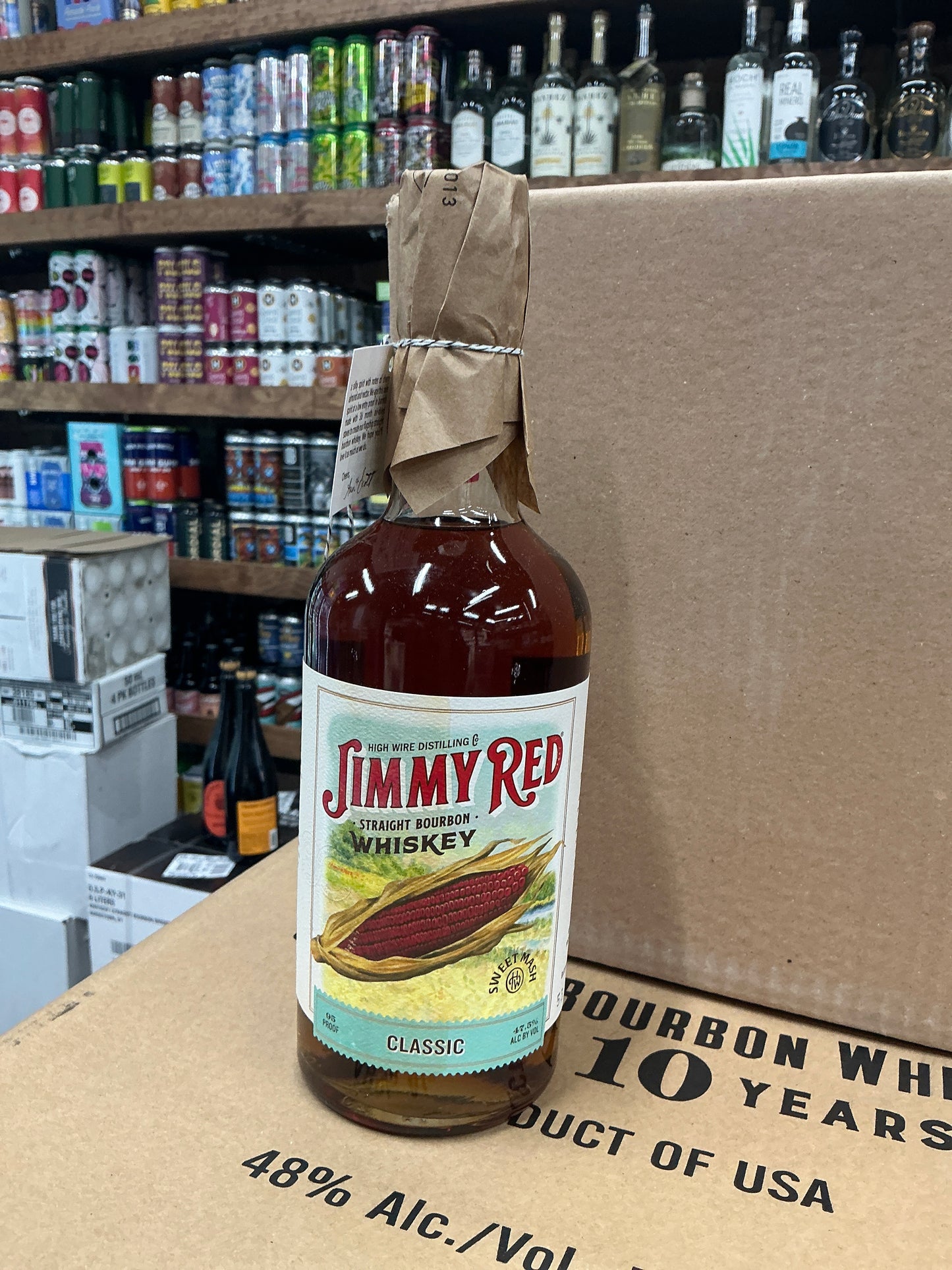 Jimmy Red Classic Straight Bourbon Whiskey 750mL