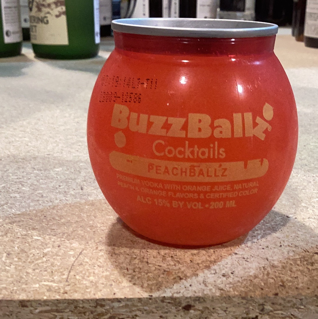 Buzzballz peachballz