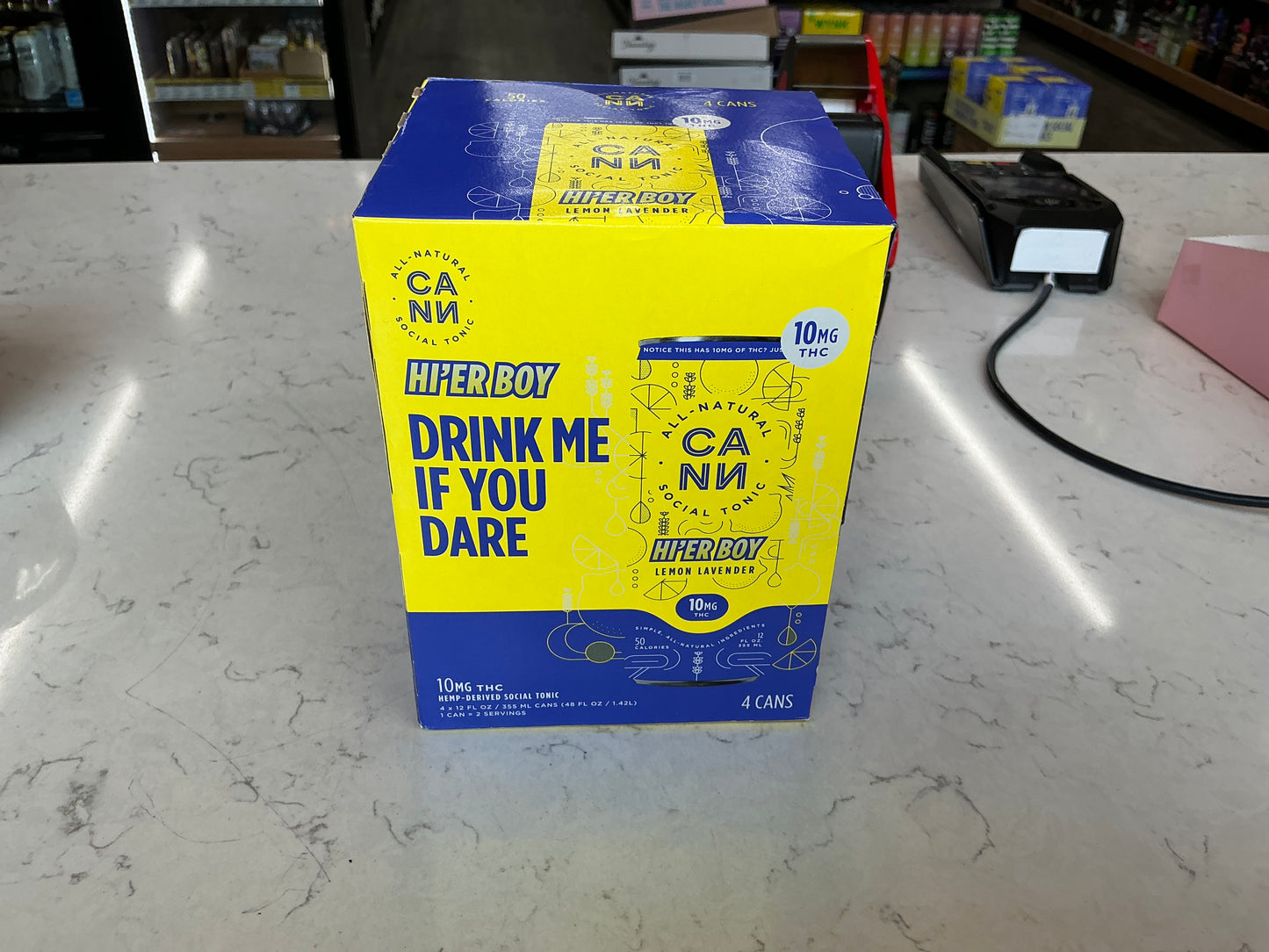 CANN Lemon Lavender THC Seltzer (4pk) 10 MG