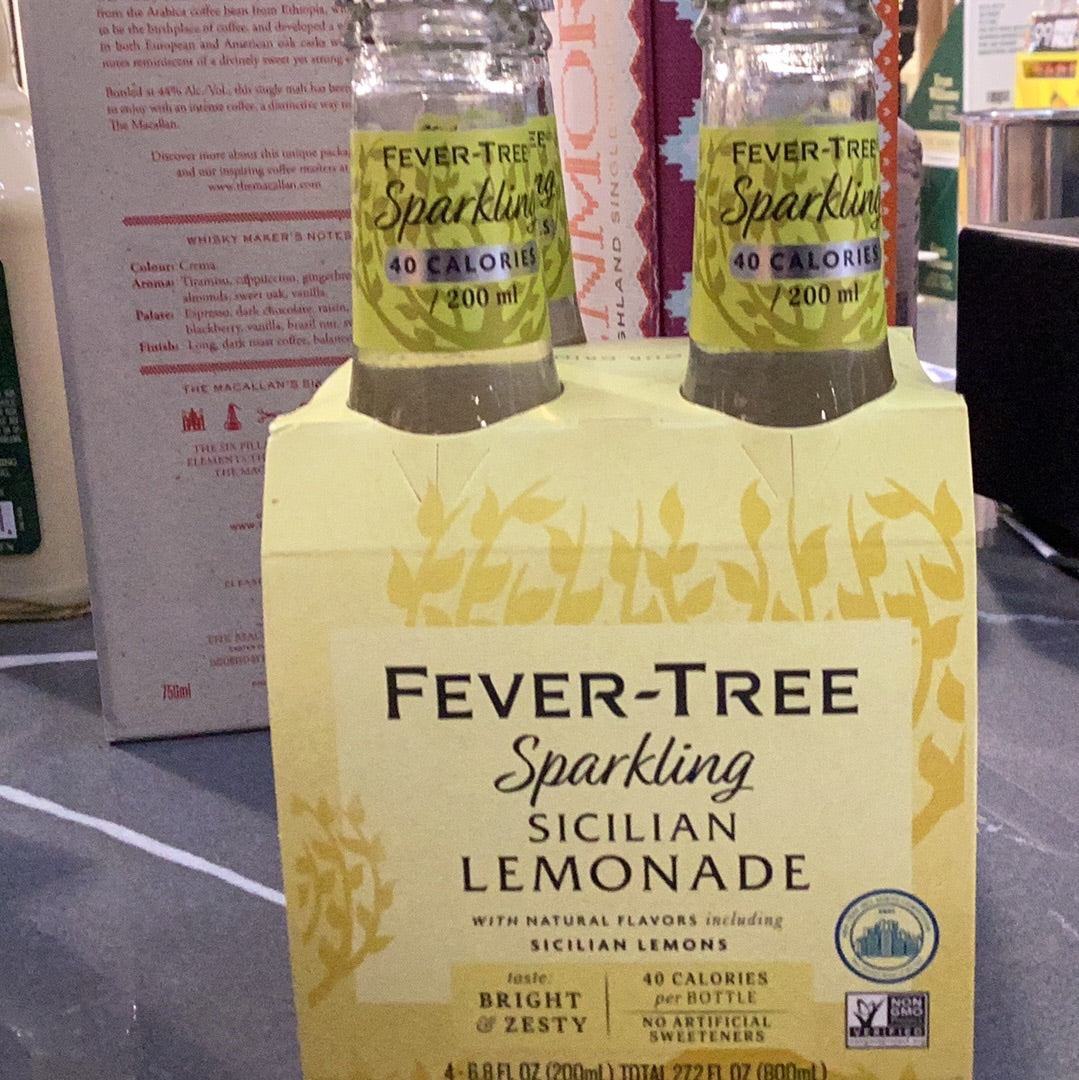 Fever tree sparkling lemonade 4pk