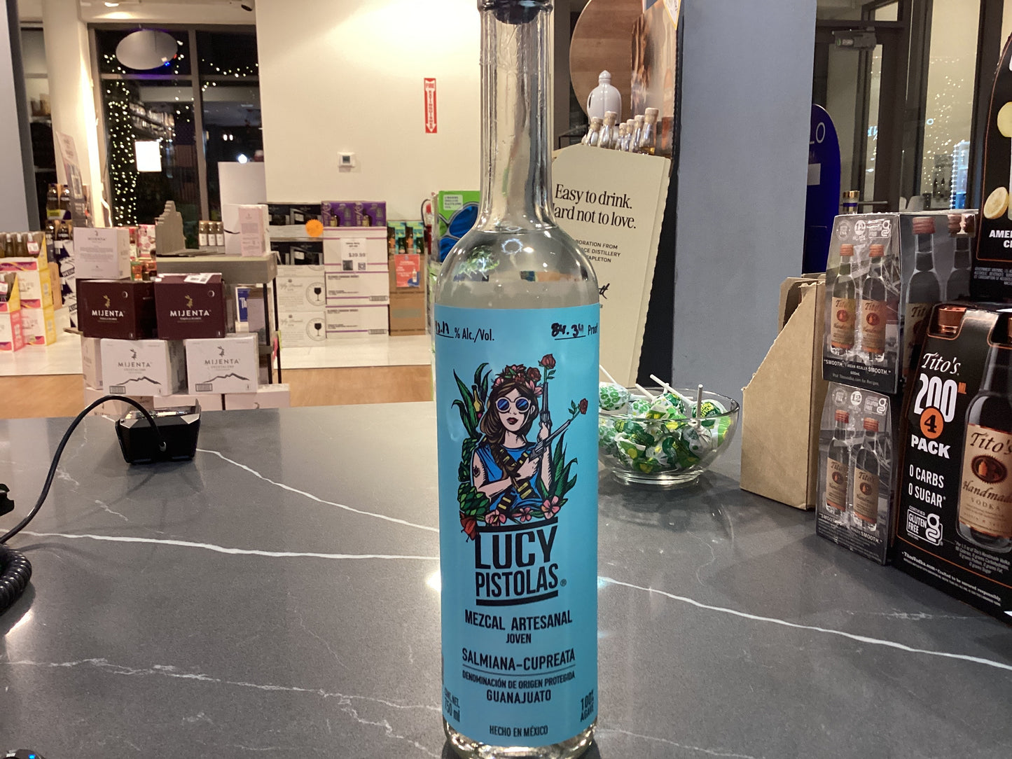 Lucy Pistolas Salmiana-Cupreata Mezcal 750mL
