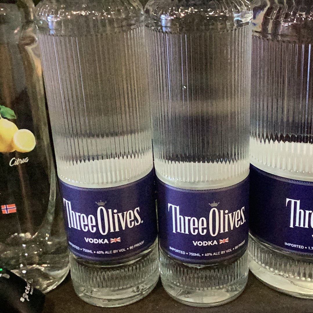 Three Olives Vodka 750mL