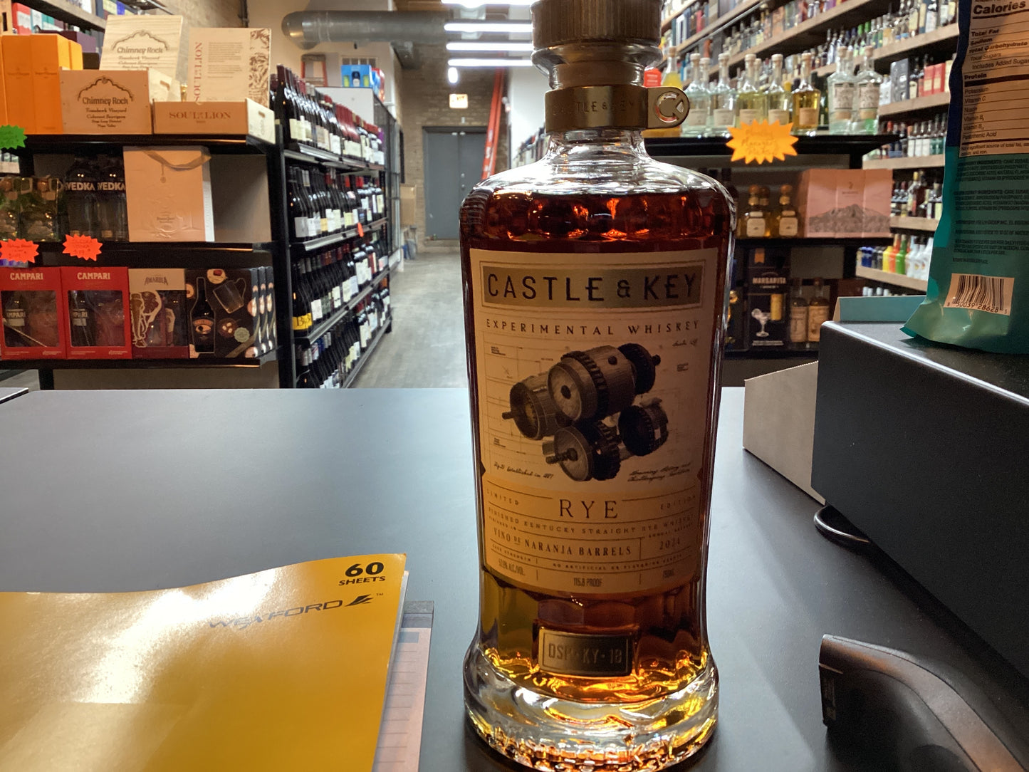 Castle and Key Rye Experimental Barrel Finish (750mL)