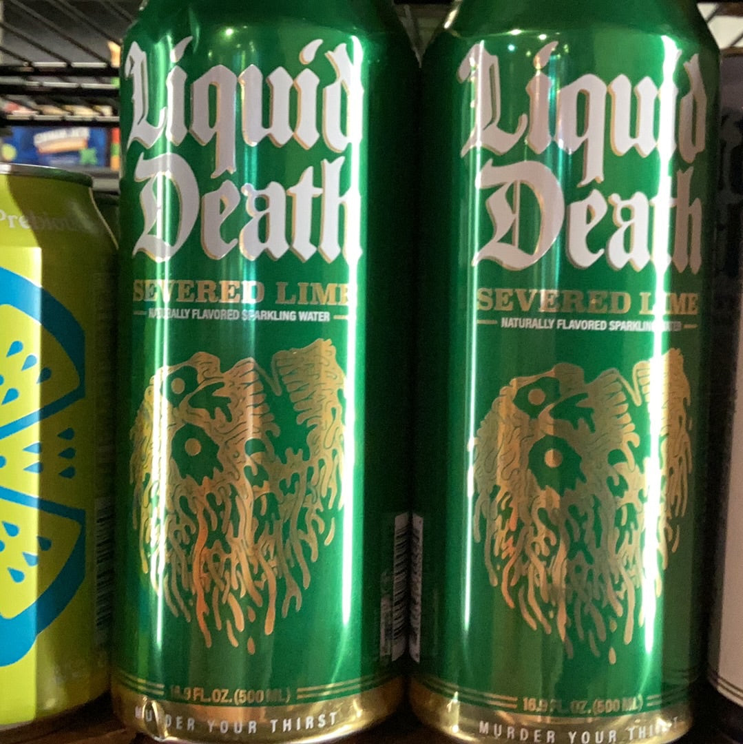 Liquid Death severed lime