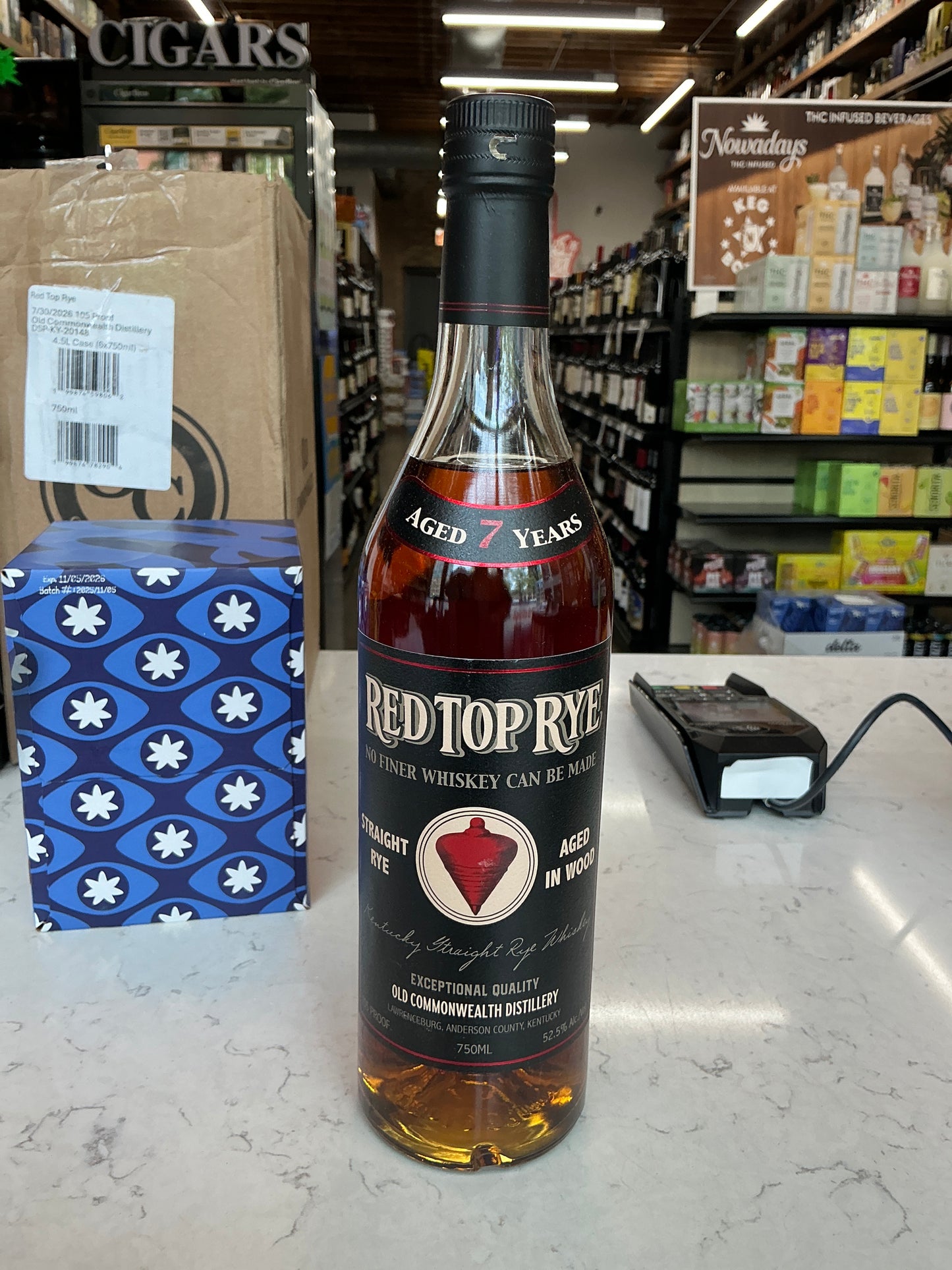 Old Commonwealth Red Top Rye Whiskey 750mL