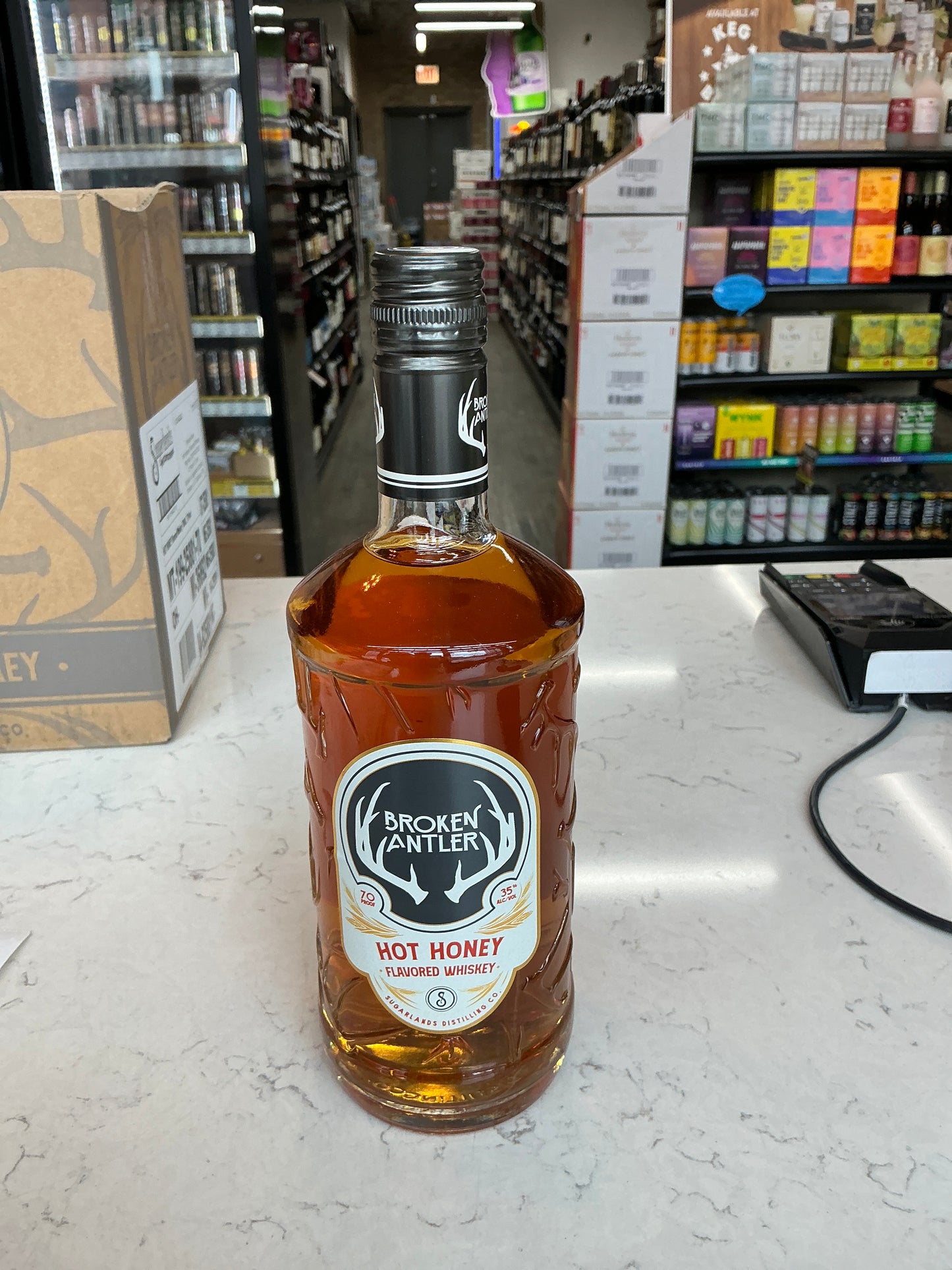 Broken Antler Hot Honey Flavored Whiskey 750mL