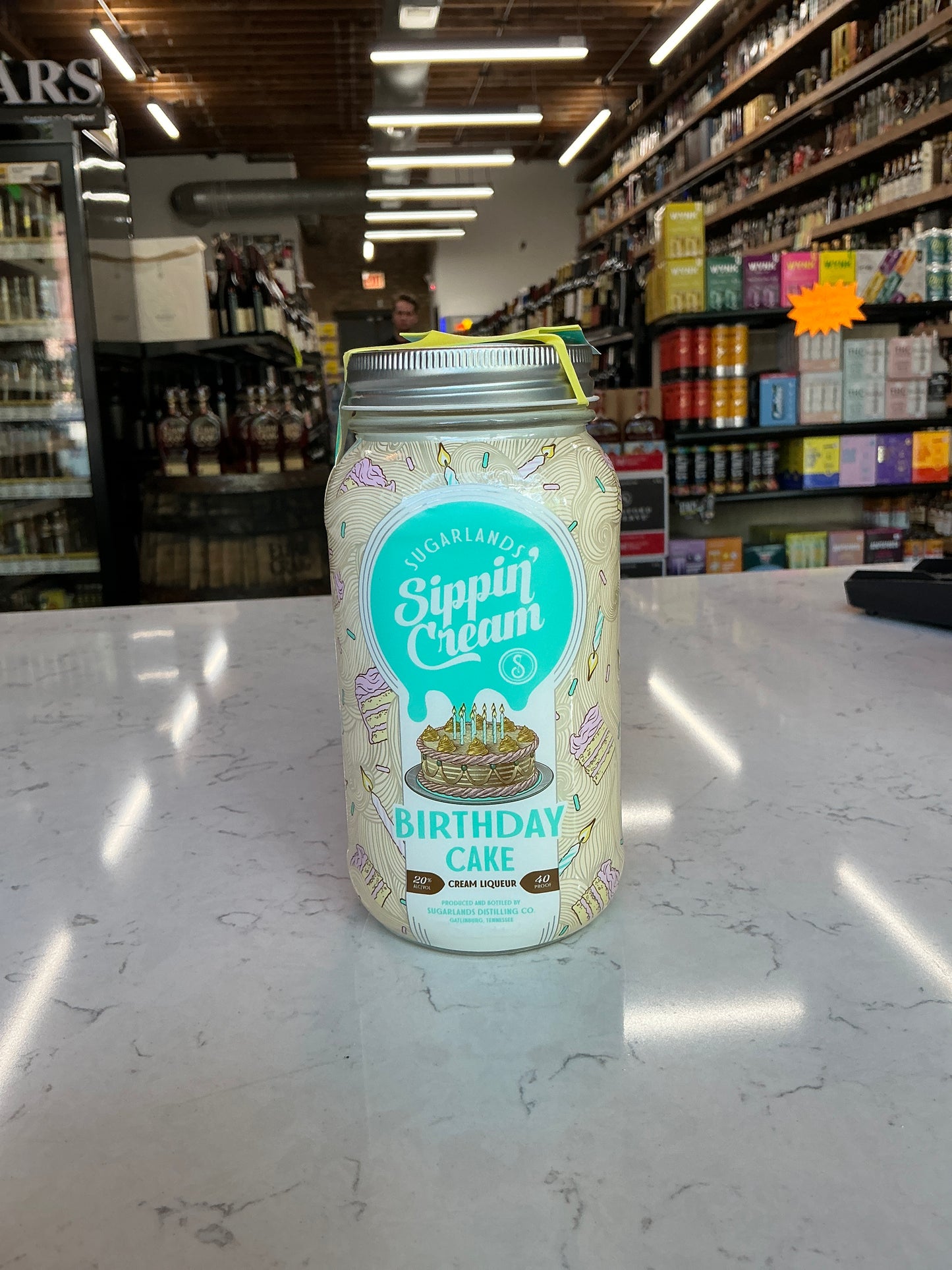 Sippin Cream Birthday Cake