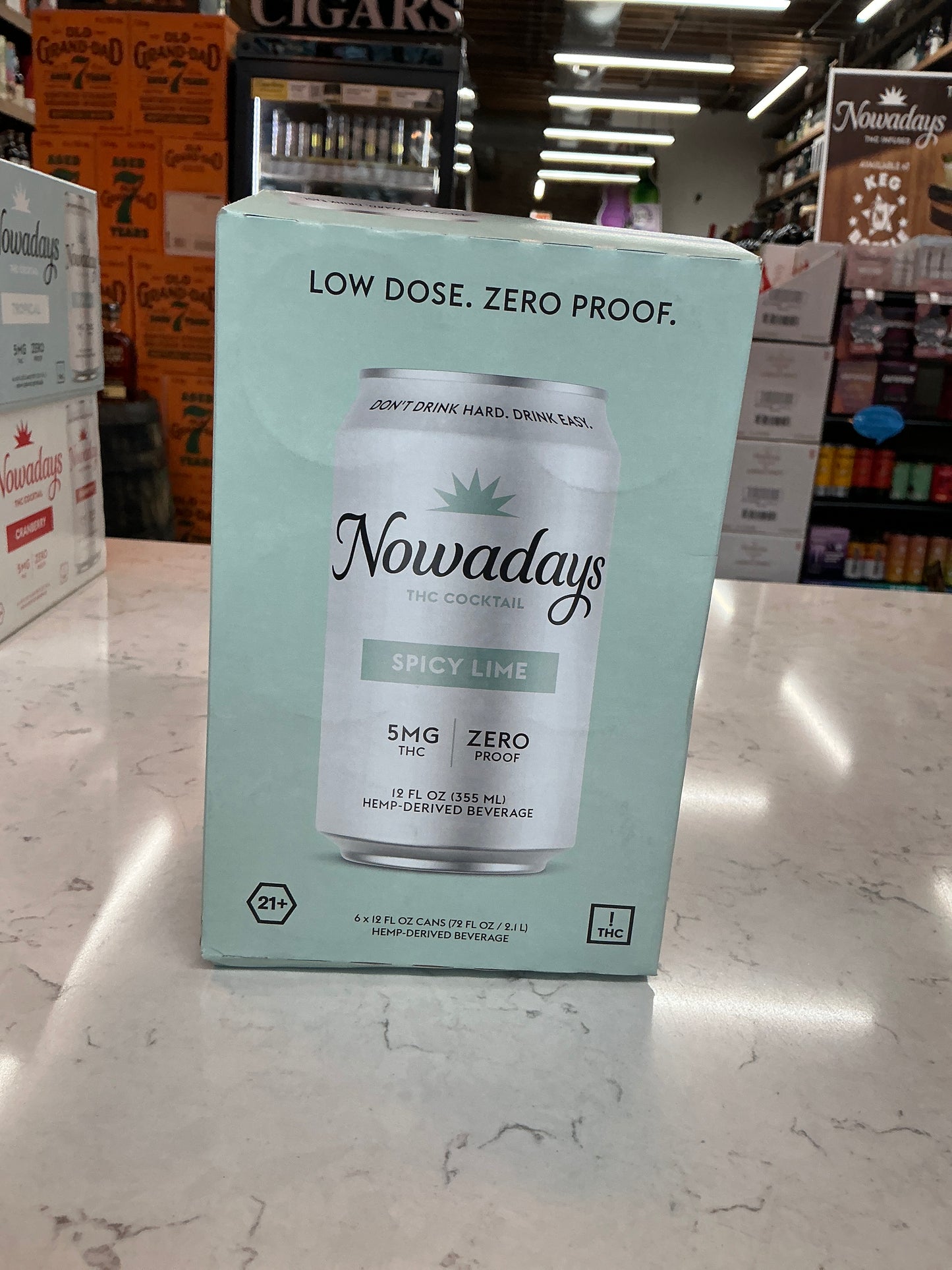 Nowadays 5mg THC Cocktail Spicy Lime 6 Pk