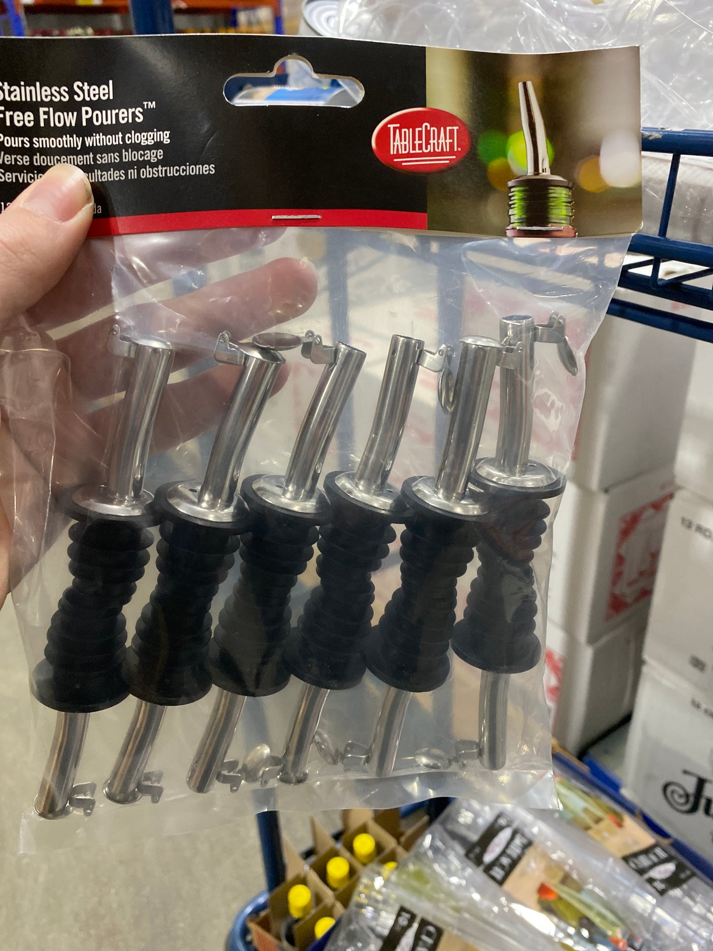 Stainless Steel Free Flow Pourers (12ct)