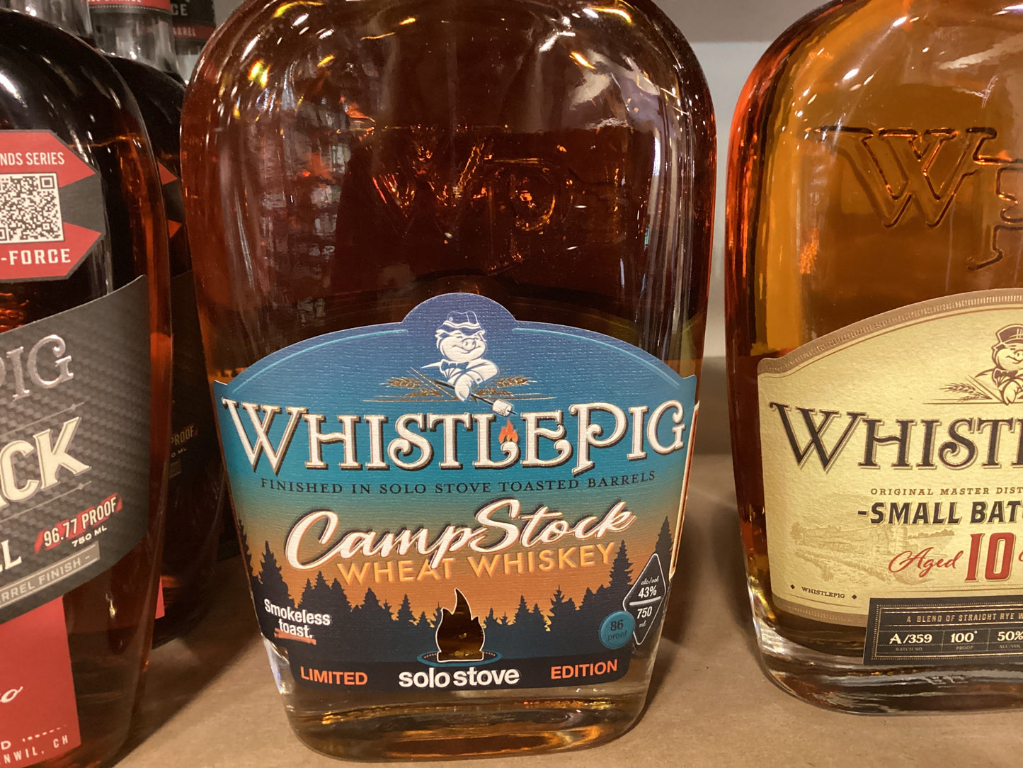 Whistlepig CampStock Wheat Whiskey X Solo Stove (750ml)