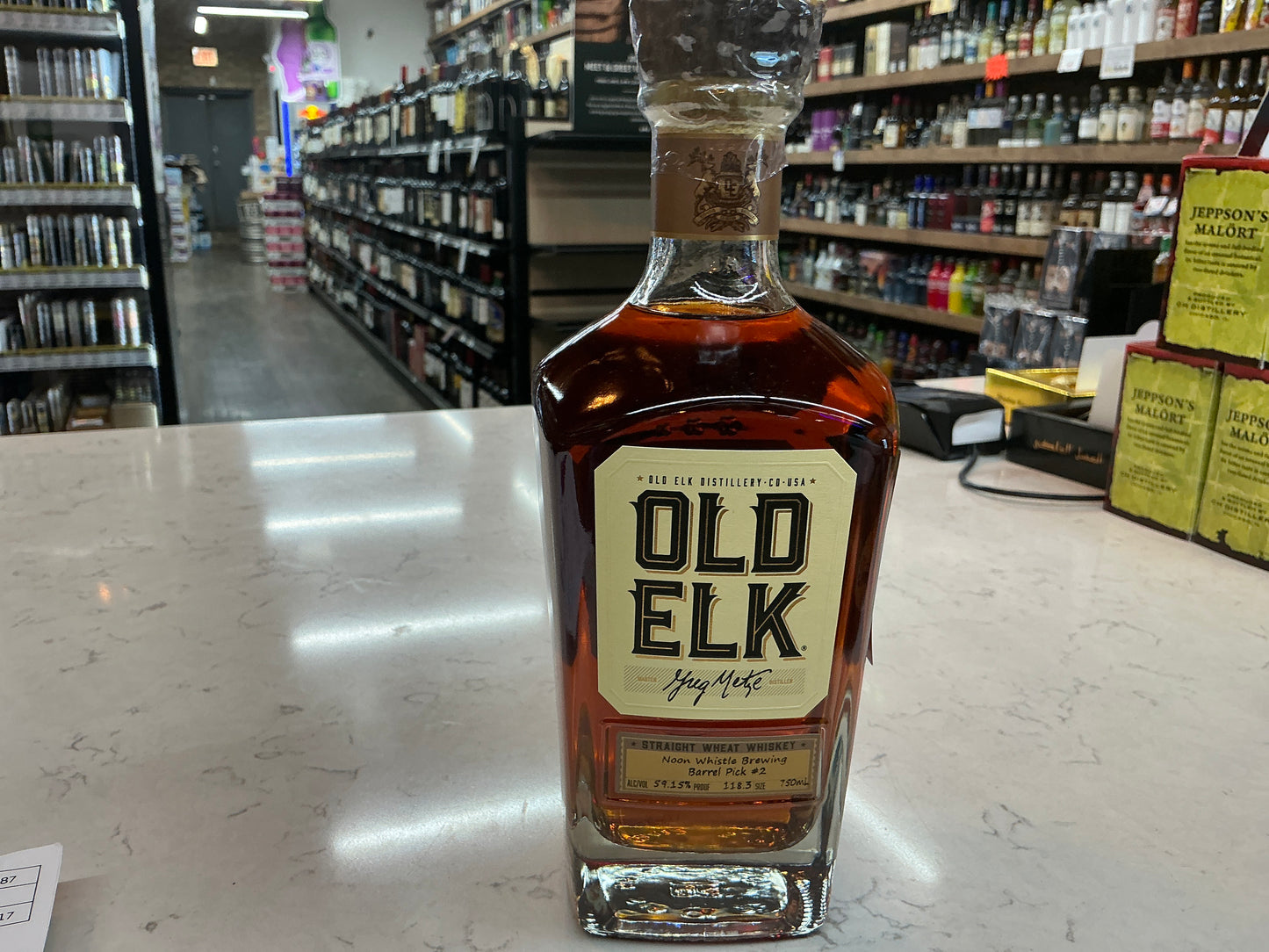 Old Elk Wheat Whiskey Noon Whistle Brewing Barrel Pick #2