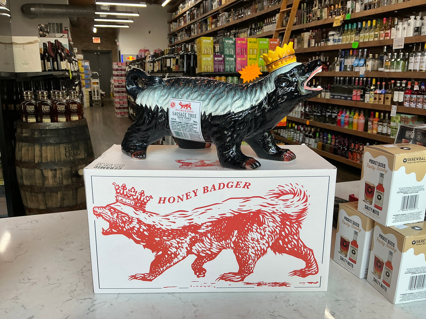 Drumshanbo Sausage Tree Irish Vodka Honey Badger (750 ml)