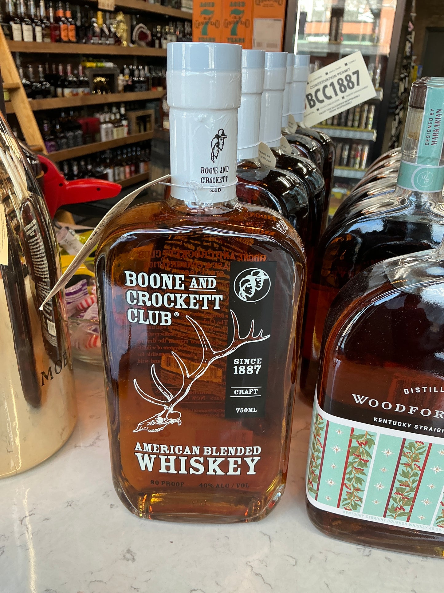 Boone and Crockett Club American Blended Whiskey 750mL