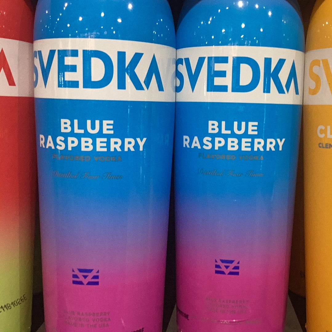 Svedka Blue Raspberry Vodka (750mL)