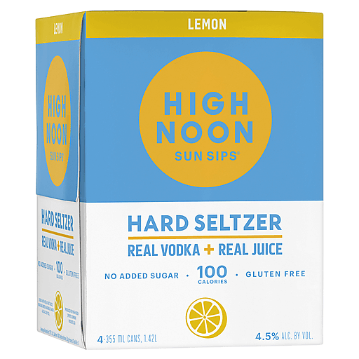 High Noon Lemon Hard Seltzer (4 Pack)