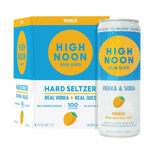 High Noon Mango Hard Seltzer (4 Pack)