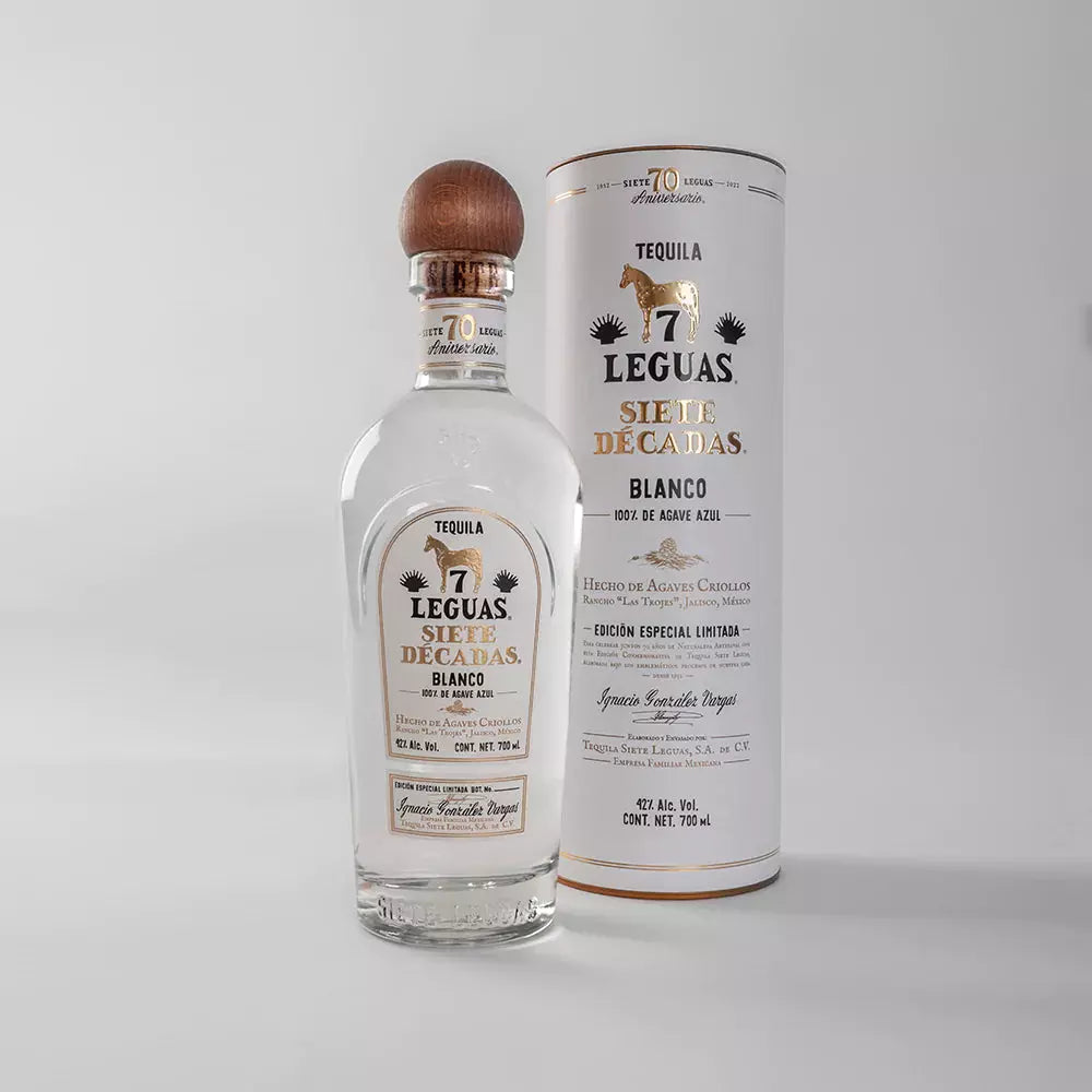 Siete Leguas Siete Decadas Blanco Tequila (750mL)
