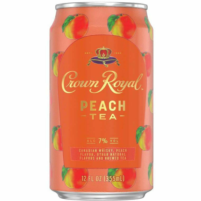 Crown Royal Peach Tea Whisky Cocktail - 4pk/12 fl oz Cans