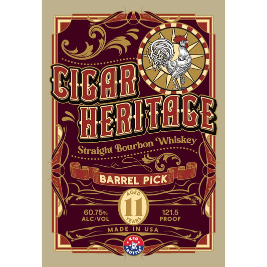 Elijah Craig Private Barrel Proof Bourbon (11 Year) - Cigar Heritage & Keg N Bottle Private Barrel Pick 750 ml