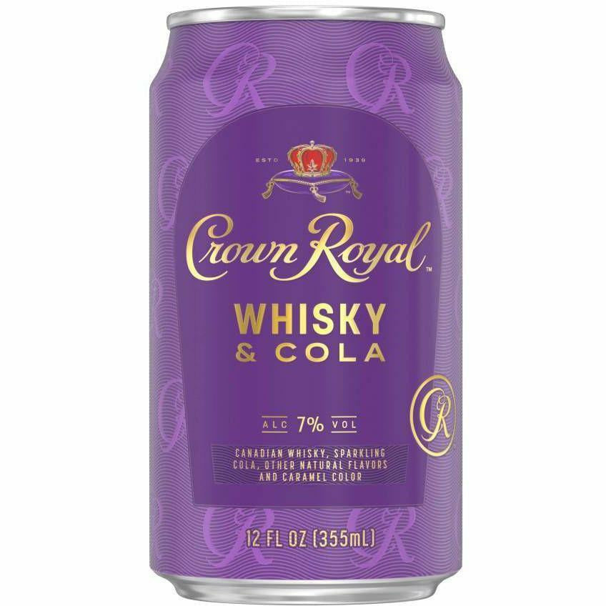 Crown Royal Whisky with Cola Cocktail - 4pk/12 fl oz Cans
