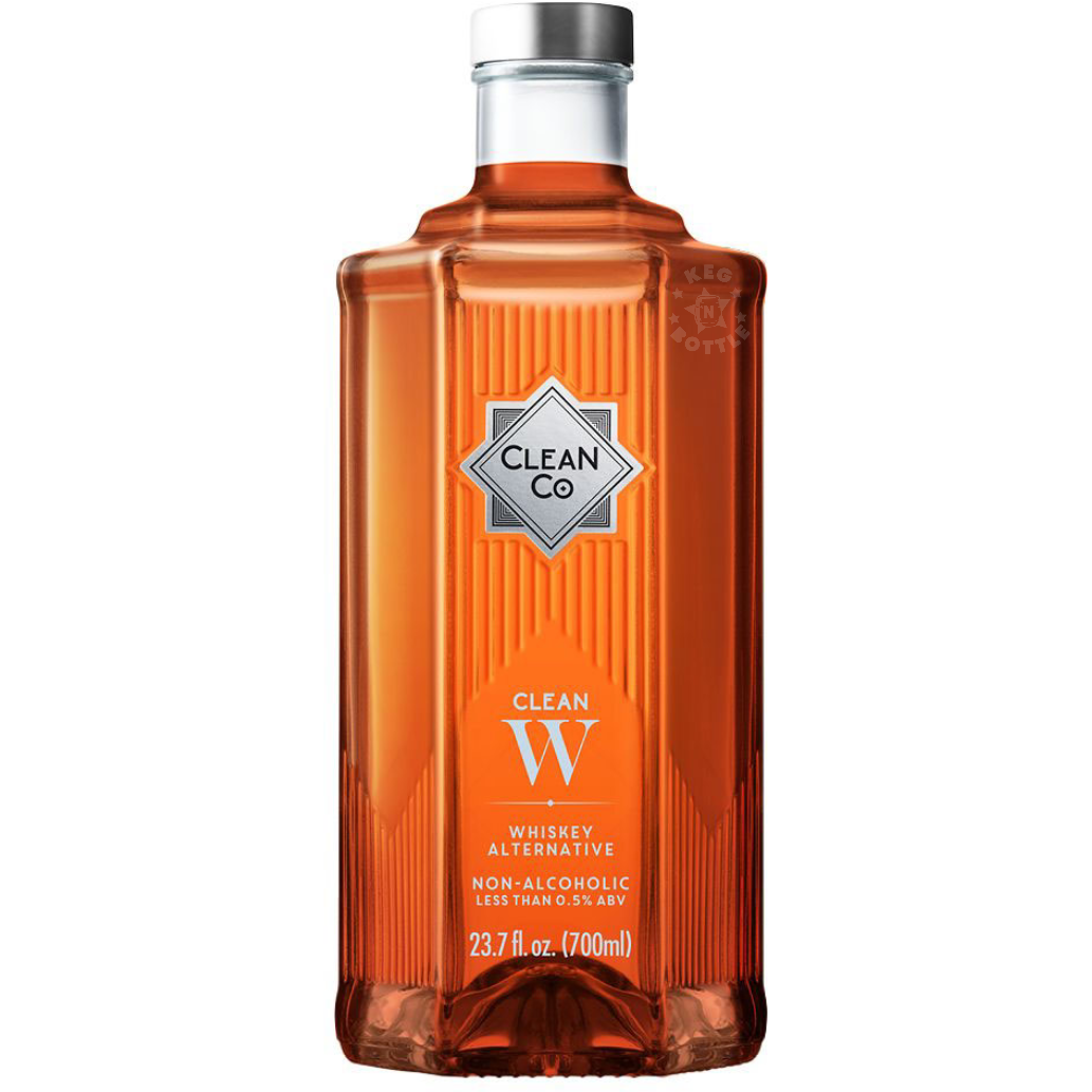 CleanCo Clean W Non-Alcoholic Whiskey Alternative Spirit (700 ml)