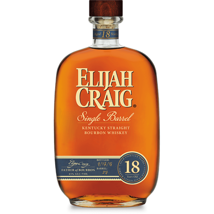 Elijah Craig 18 Years Single Barrel Kentucky Straight Bourbon (750 ml)