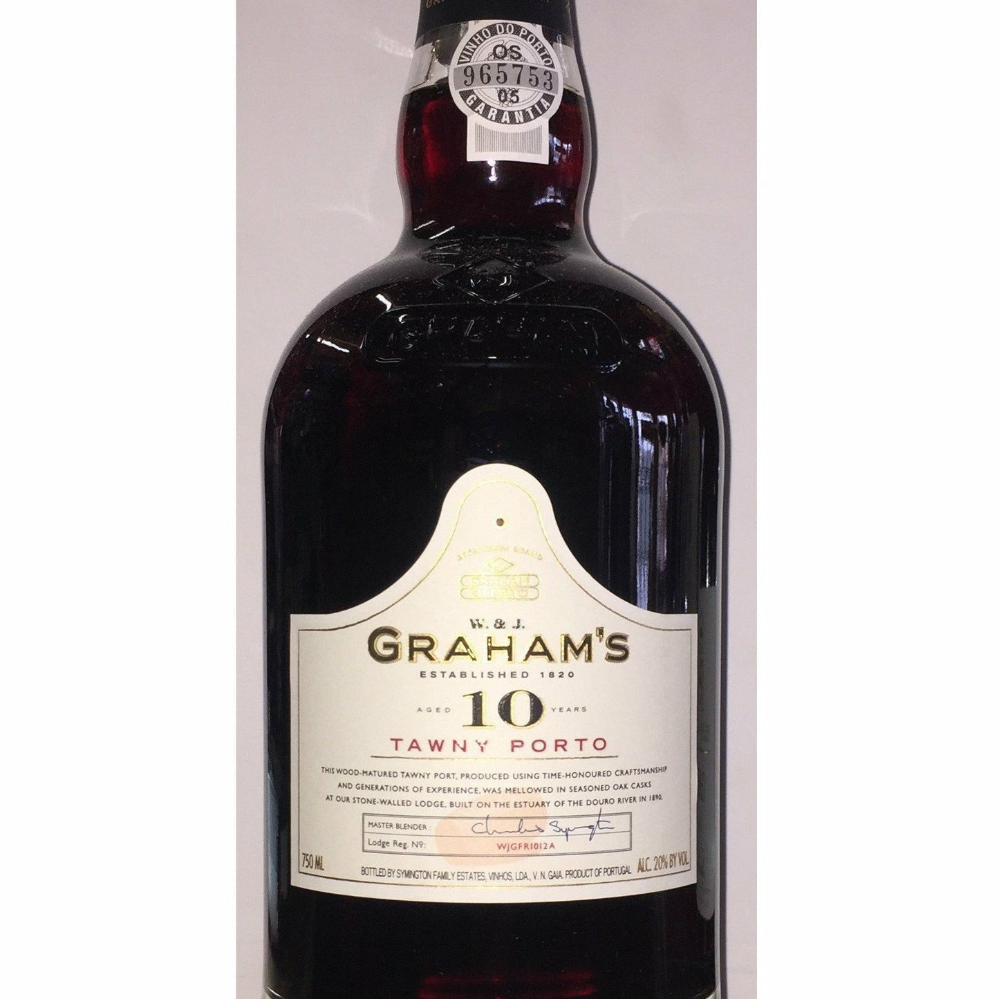 W. & J. Grahams Tawny Porto 10 Year Port Wine