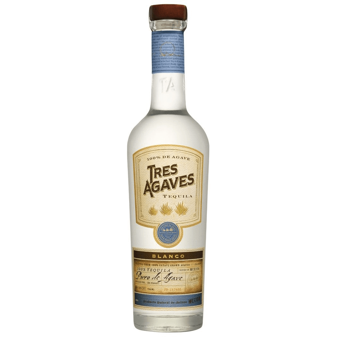 Tres Agaves Blanco Tequila 750 ml