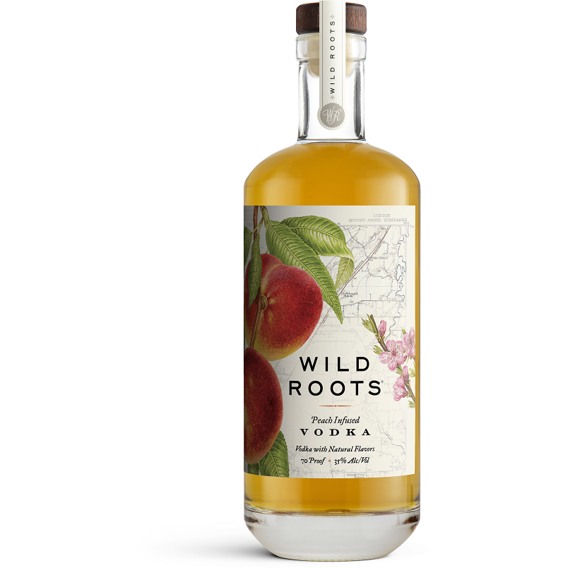 Wild Roots Peach Infused Vodka 750 mL