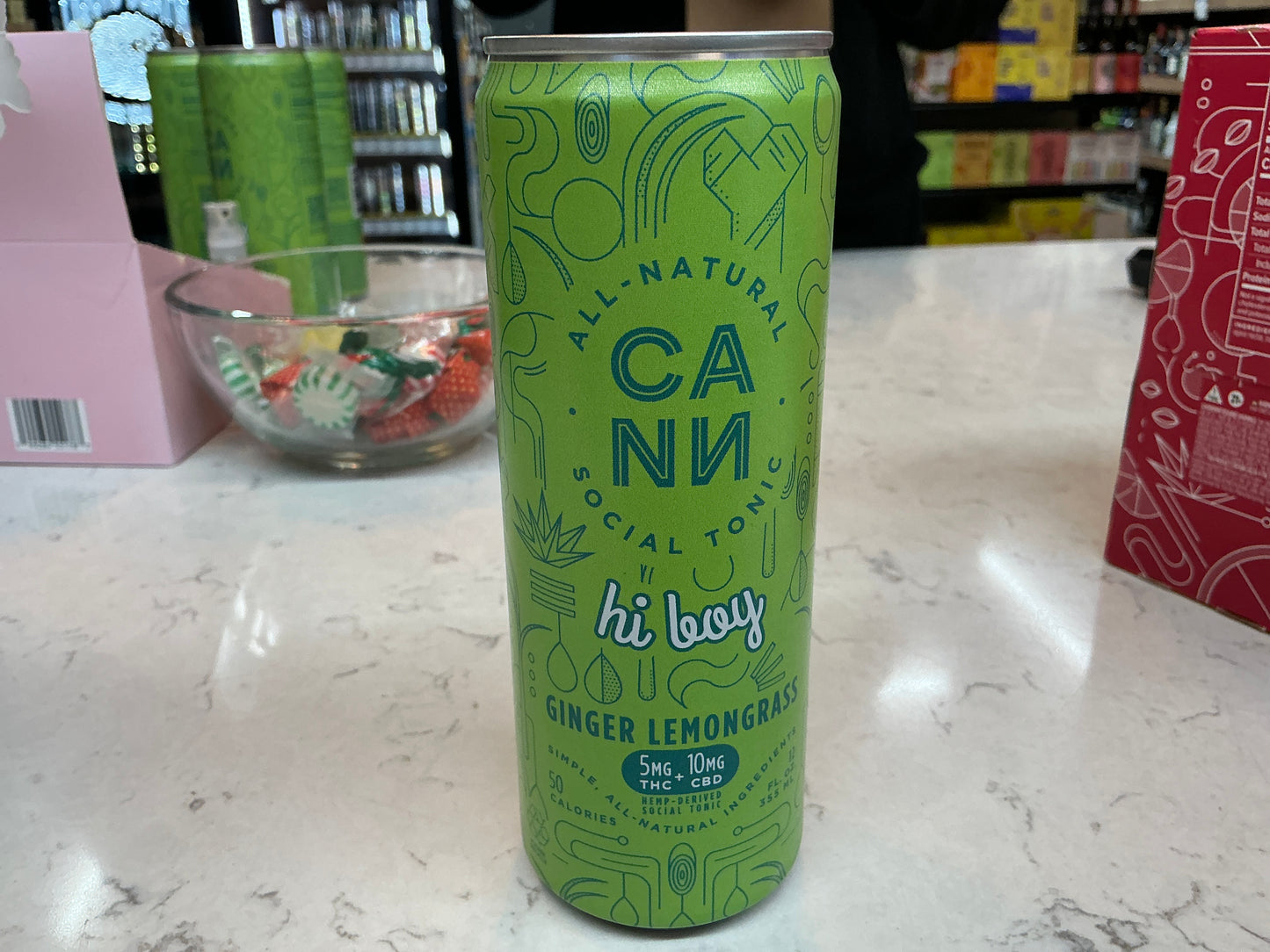 Cann ginger lemongrass 5mg THC can