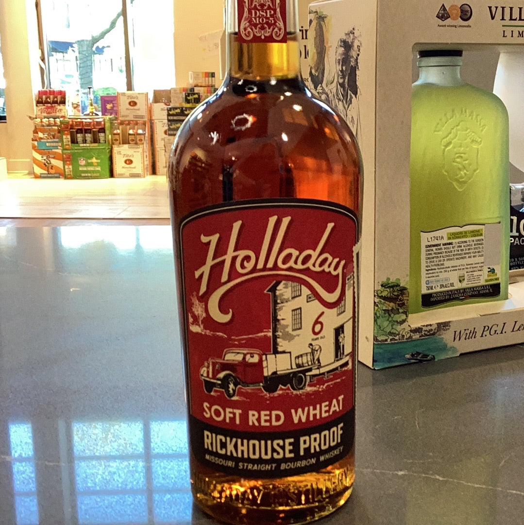 Ben Holladay 6 Year Soft Red Wheat Rickhouse Proof Bourbon (750mL)