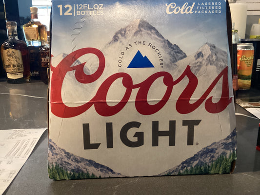Coors Light 12pk bottles