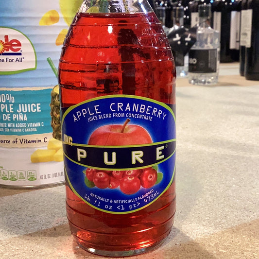 Mr. Pure cranberry apple 16oz