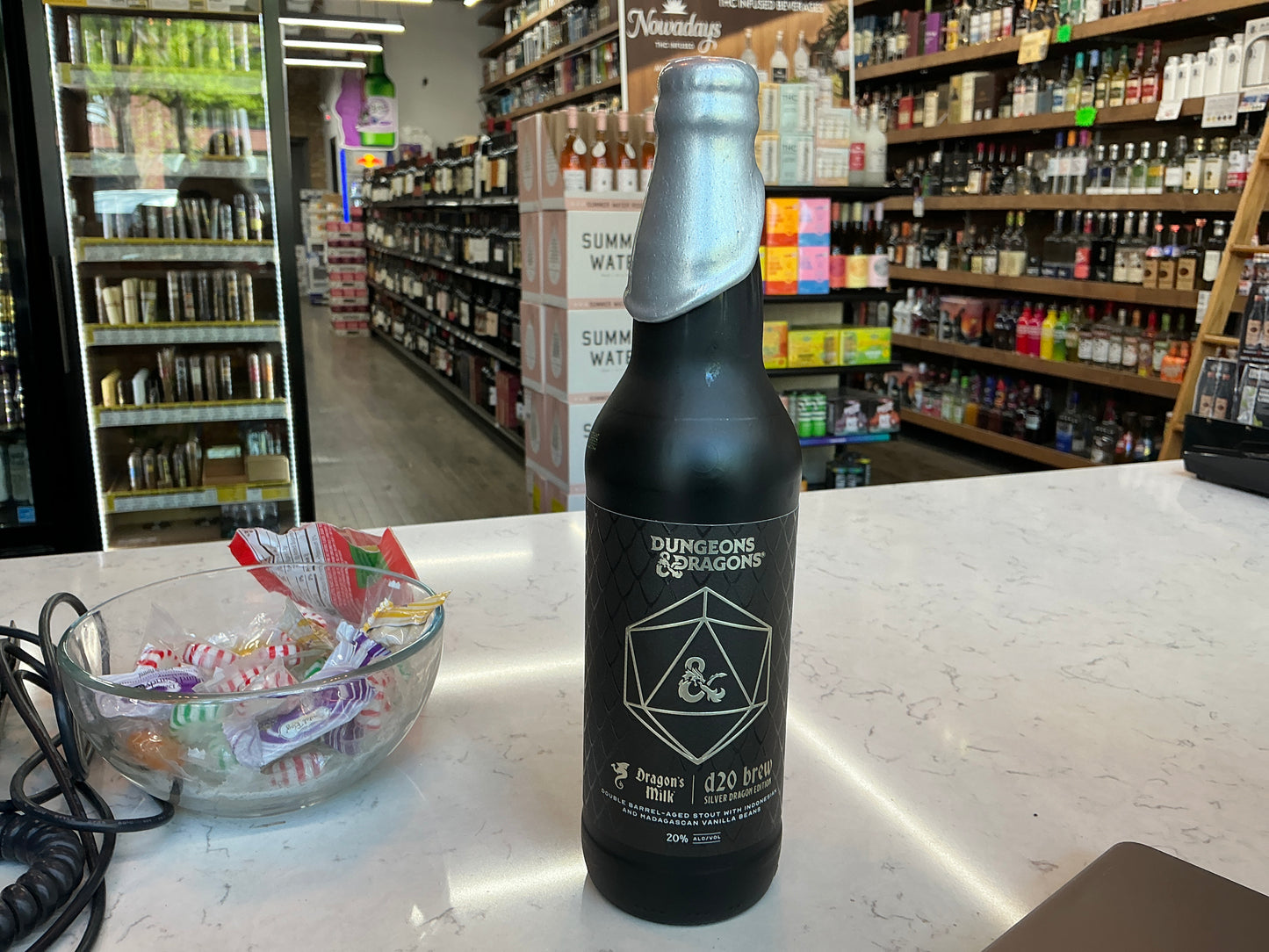 Dragons Milk Dungeons and Dragons d20 brew 22oz bottle