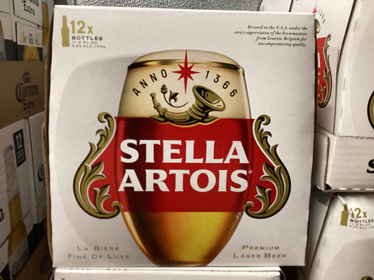 Stella Artois Beer (12pk Bottle)