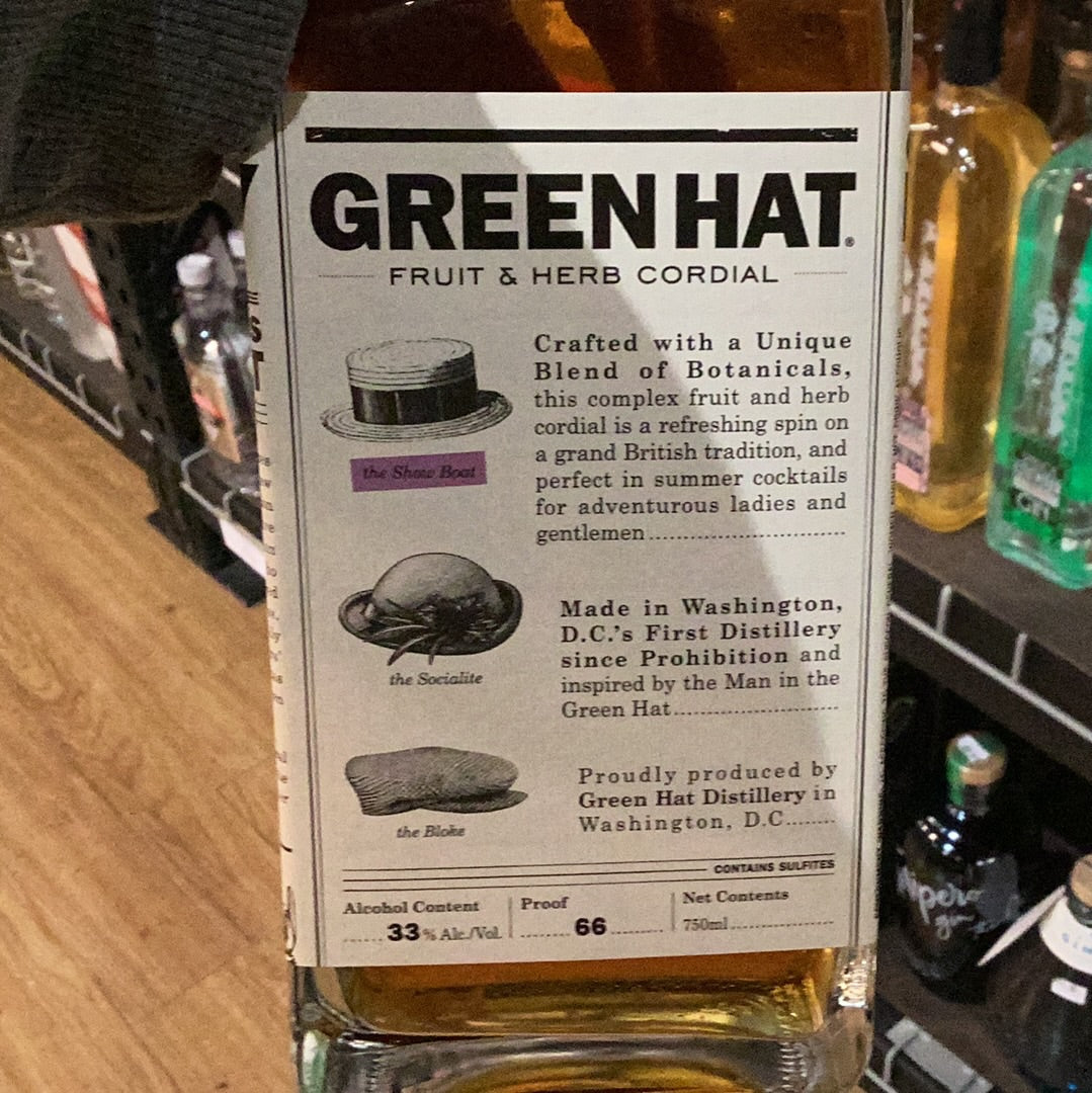 Green hat summer cup gin 750mL