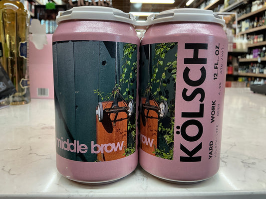 Middle Brow Yard Work Kolsch 12oz (4pk)