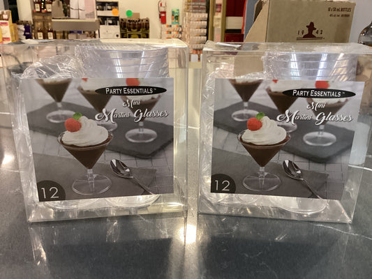 Mini Martini Glasses (12 pack)