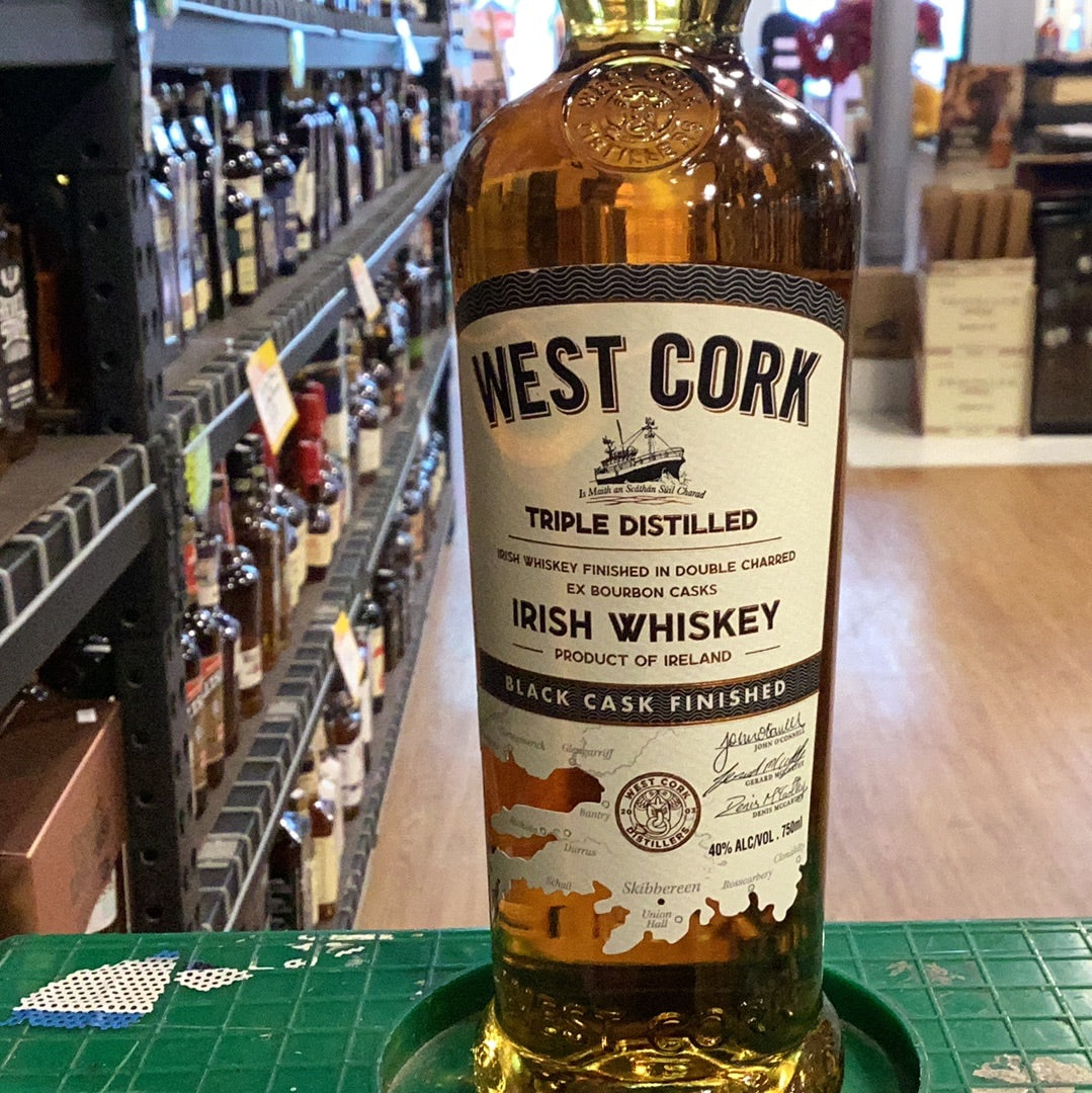 West Cork Irish Whiskey Black Cask (750 ML)